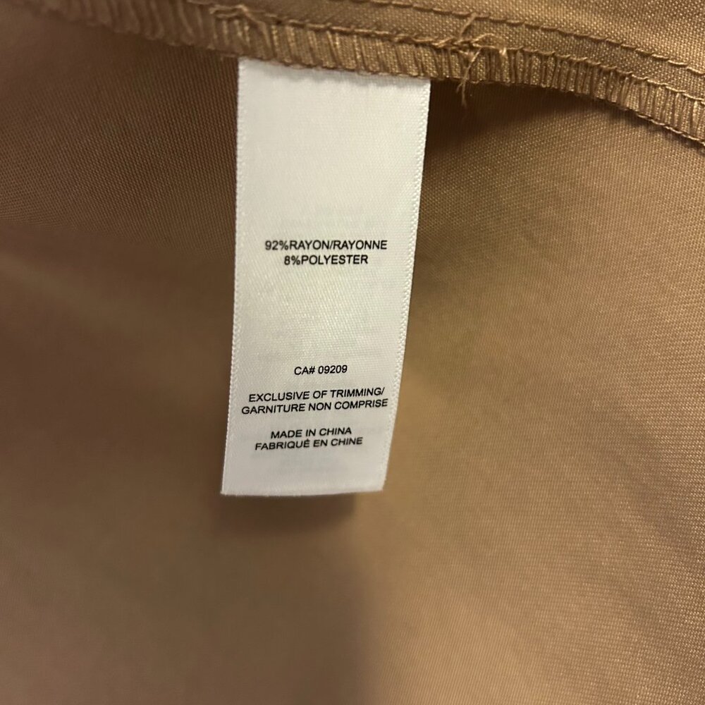 cleo Women's Oversized Double Breasted Trench Coat - Camel - US S* - NWT - Picture 7 of 7